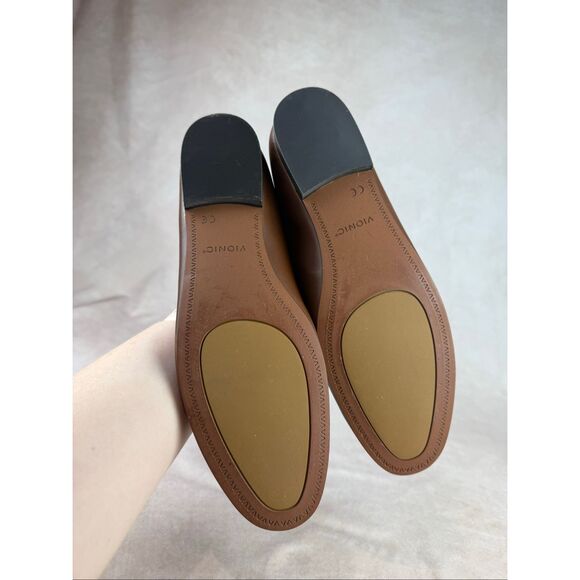 Vionic Willa II Women’s Leather Slip On Loafers Brown Size 9.5 - Picture 9 of 10